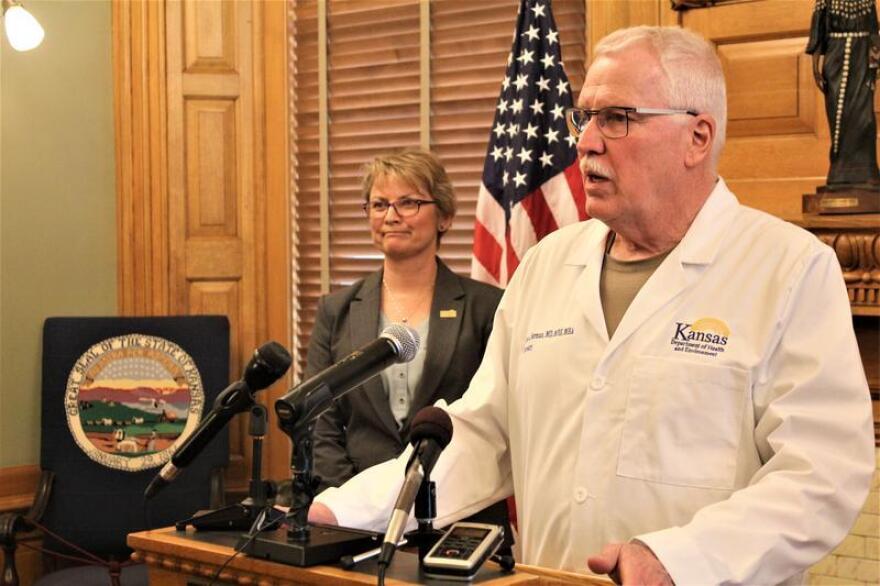 At a press conference in March, Kansas health director Dr. Lee Norman confirmed the first known case of COVID-19 in Kansas.