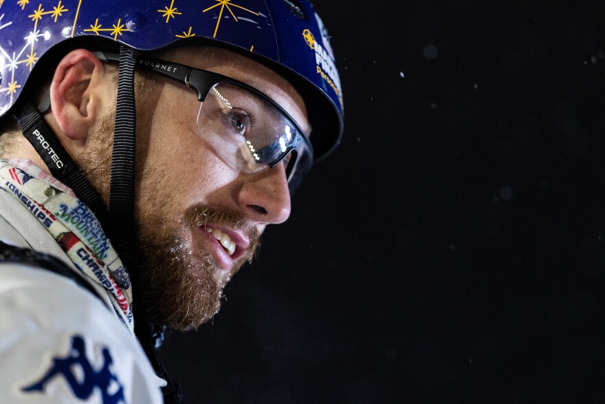 Chris Lillis before the Intermountain Healthcare Freestyle International presented by Stifel - Aerials Final on February 07, 2025 at Deer Valley Resort in Park City, Utah. 