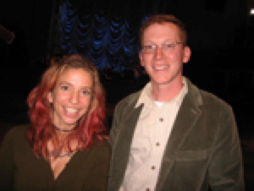 Ani DiFranco and Buffalo Avenues' main man, Kenny MacDonald.