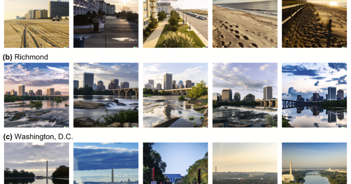 AI may have limitations when illustrating smaller, rural cities