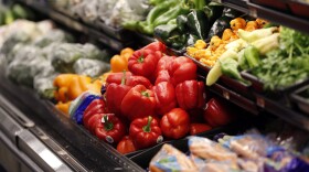 Vegetables are seen on display at a grocery store in River Ridge, La.