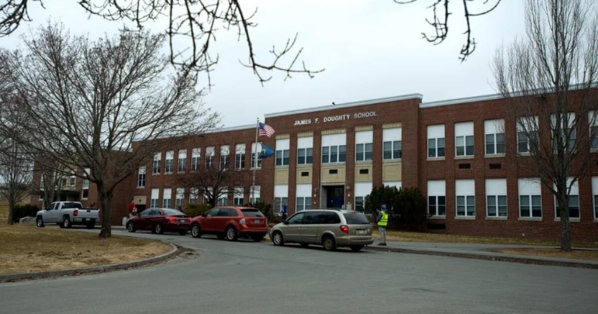 Bangor will temporarily close a school after discovering asbestos in the ceiling