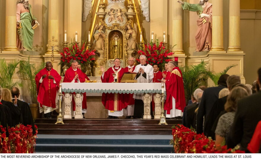 Pictured are the events of the Red Mass that took place on Oct, 5th, 2026