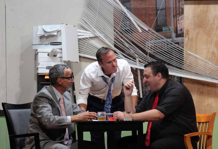 Scene from 'Glengarry Glen Ross' at The Studio Players