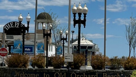 The square in Old Orchard Beach