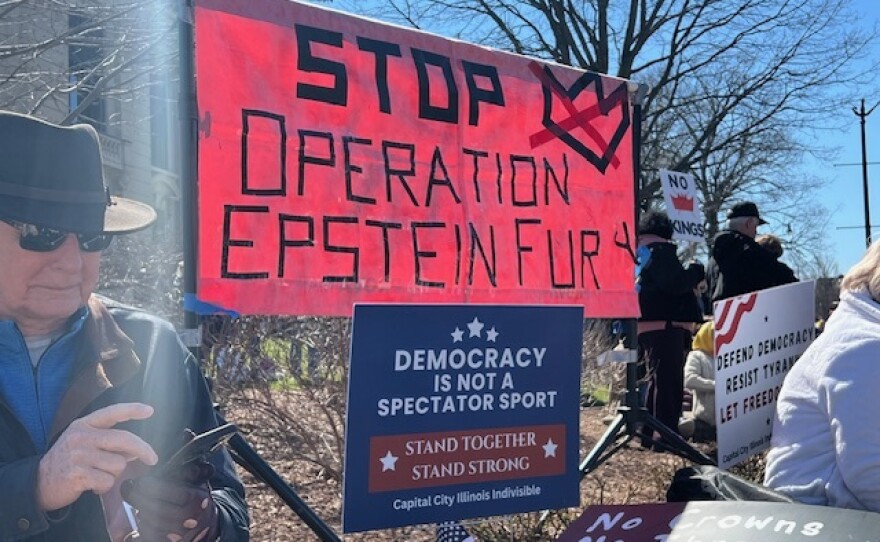 No Kings Protest on March 28, 2026 - Springfield, Illinois