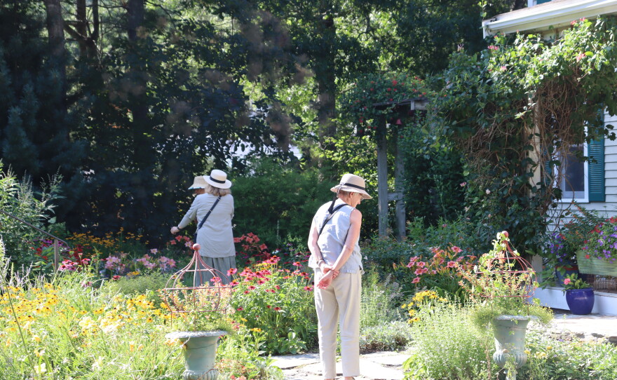 Photos of the home garden of CAI's The Garden Lady, C.L. Fornari 