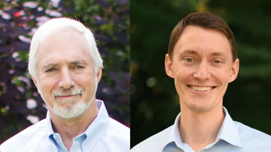 Separate pictures of two men.