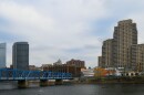 Grand Rapids skyline, including the Blue Bridge.