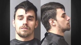Tyler Sink in a May 2018 mug shot.