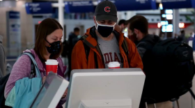 Travelers are flocking to the airport during the holiday season.