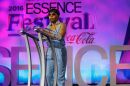 Lezley McSpadden addressed the ESSENCE Festival in New Orleans on July 2, 2016. She will receive her high school diploma from Jennings High School on Friday, May 26, 2017.