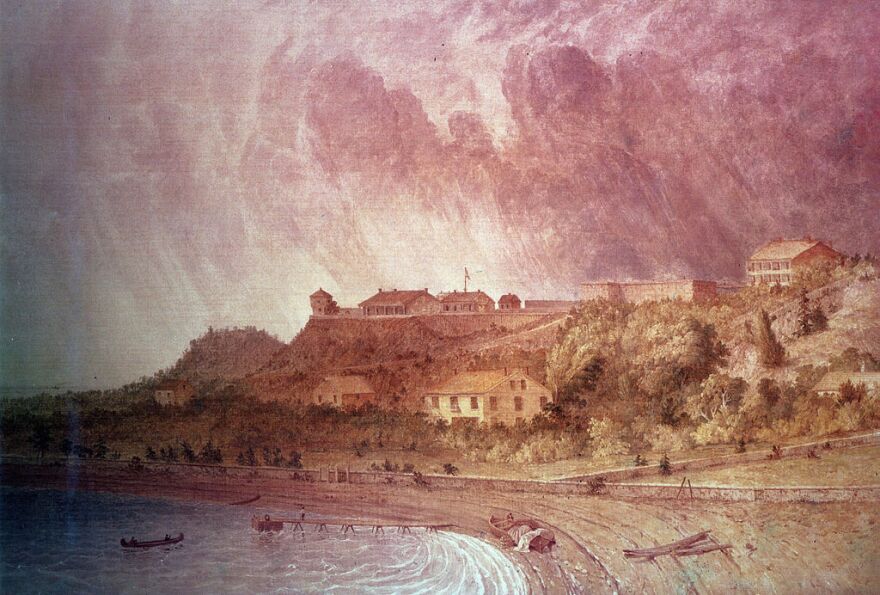 Fort Mackinac during the War of 1812