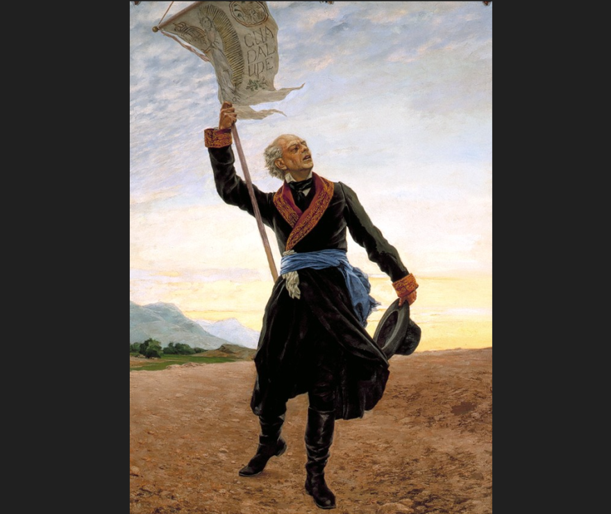 Portrait of Miguel Hidalgo by Eduardo Báez