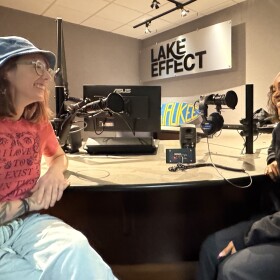 KJ Johnson (left) and Kayla Patterson (right) are organizers with Milwaukee’s International Women’s Day Coalition.