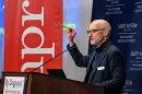 NHPR President and CEO Jim Schachter speaks at NHPR's annual By Degrees Climate Summit on May 2, 2025.