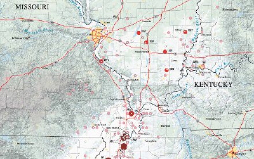 a portion of Geologic Investigations Map I-2812 (US Geological Survey) / Wheeler R.L.