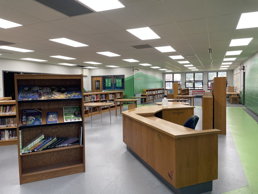The newly repainted library at Frances Starms Discovery Learning Center in Milwaukee, as seen on Aug. 27, 2026.