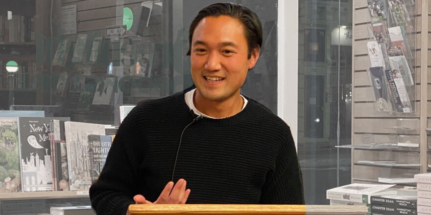In his new novel, "Etna," Paul Yoon tells the story of a bomb-sniffing military dog who survives a years-long conflict and then embarks on an odyssey in hopes of returning home.