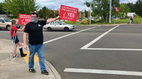 Lane Fire Authority personnel asking for voter approval during the last levy in 2021.