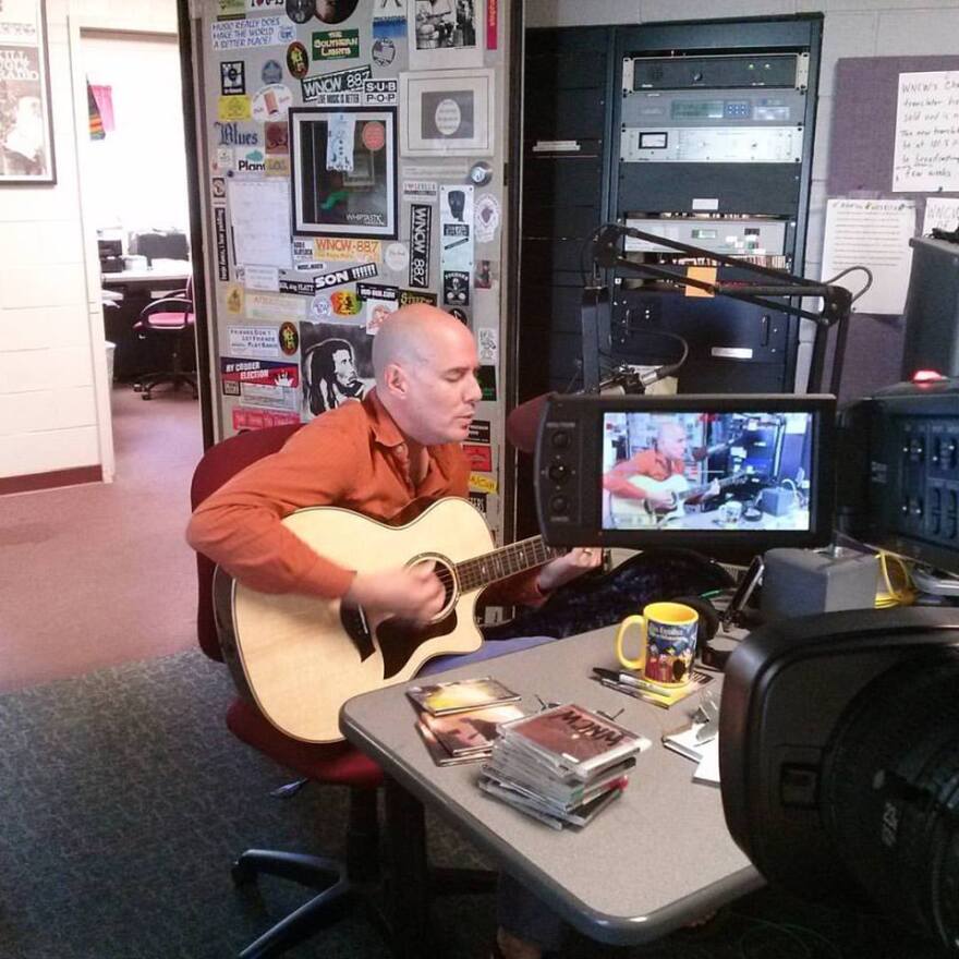 David LaMotte in WNCW's Air Studio.