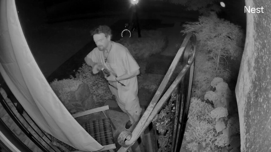 A photo released by the Cincinnati Fire Department of the man suspected in flag burnings in Northside.