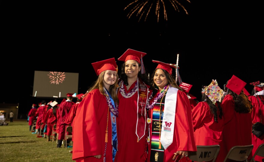 Fireworks closed out the night, ending commencement on a high note.