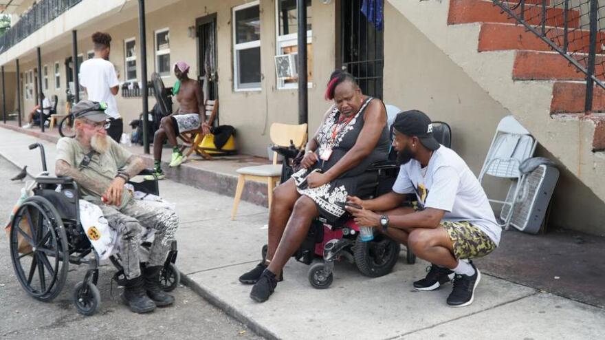 The Black Collective members canvassing during the Noir Project in 2023-24.