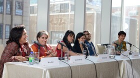 Luminaries including Mira Nair, Guneet Monga, Shailja Gupta, Nina Lath Gupta and Dibakar Banerjee attended TIFF's Asian Film Summit Banquet to discuss the growth of a new, realist South Asian cinema.