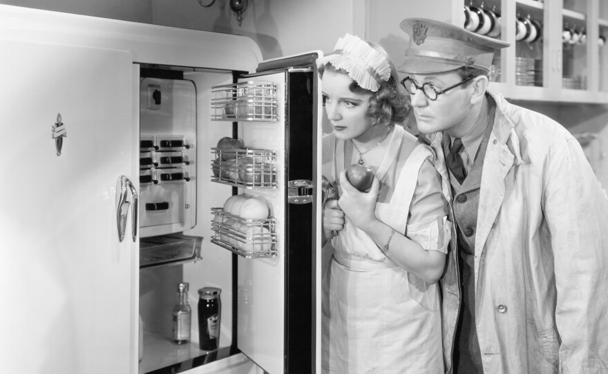 The modern refrigerator, in a 1940s iteration.