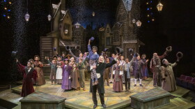 The cast of Cincinnati Playhouse in the Park's 2019 production of 'A Christmas Carol.'