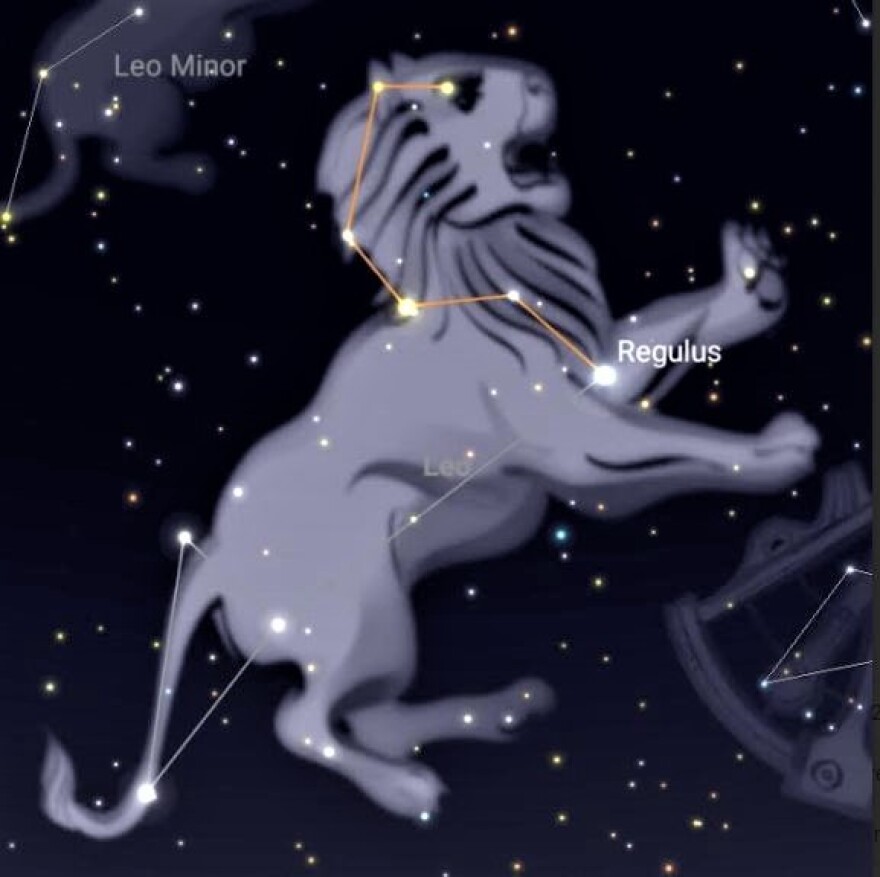 Leo the Lion constellation