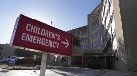 Covenant Children's Hospital is pictured from outside the emergency entrance on Wednesday, Feb. 26, 2025, in Lubbock, Texas.