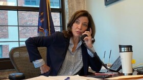 Kathy Hochul on the phone