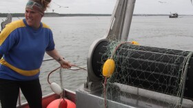 Georgie Heaverley has resisted fishing Bristol Bay for a while. But after deckhanding on the Nedra E this summer, she's considering buying her own permit there. (Sabine Poux/KDLL)