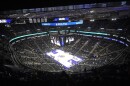 The Delta Center, formerly Vivint Arena, is shown before the start of an NBA basketball game between the Philadelphia 76ers and the Utah Jazz, Jan. 14, 2023, in Salt Lake City.