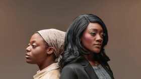Moriah Cary (left) and Jazzmin Carson portray Sarah and Sandra, two powerful stories of Black womanhood across centuries of U.S. history.