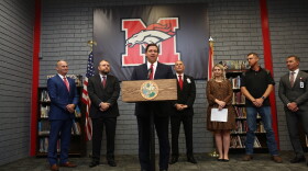 Gov. Ron DeSantis visited Middleburg High School Monday to announce a plan to increase the mimimum teacher salary in Florida.