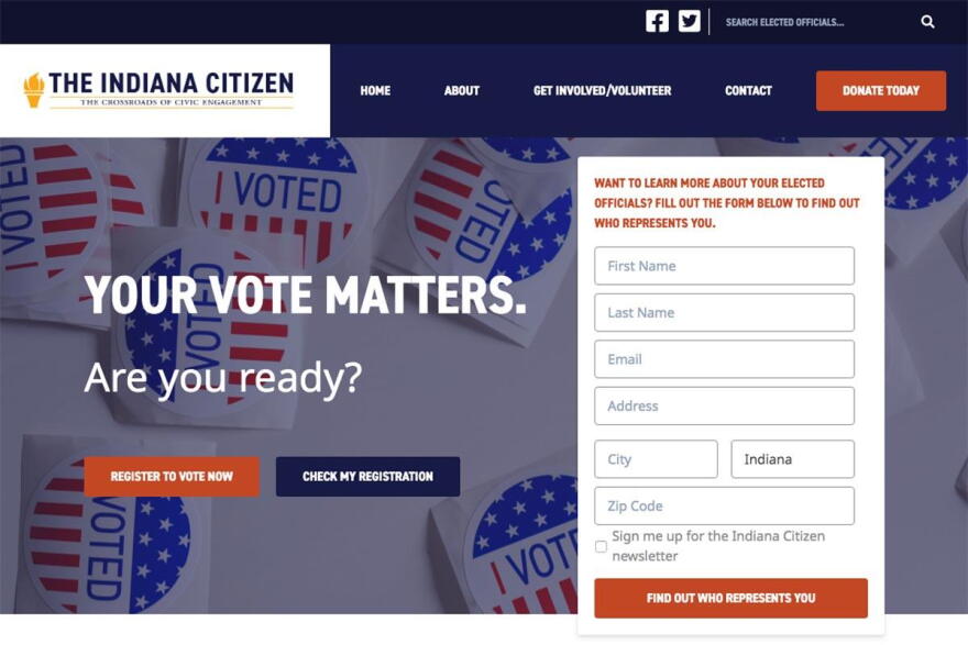 A new non-profit hopes to turn around Indiana's low voter registration and turnout with the launch of a voter engagement effort called the Indiana Citizen.