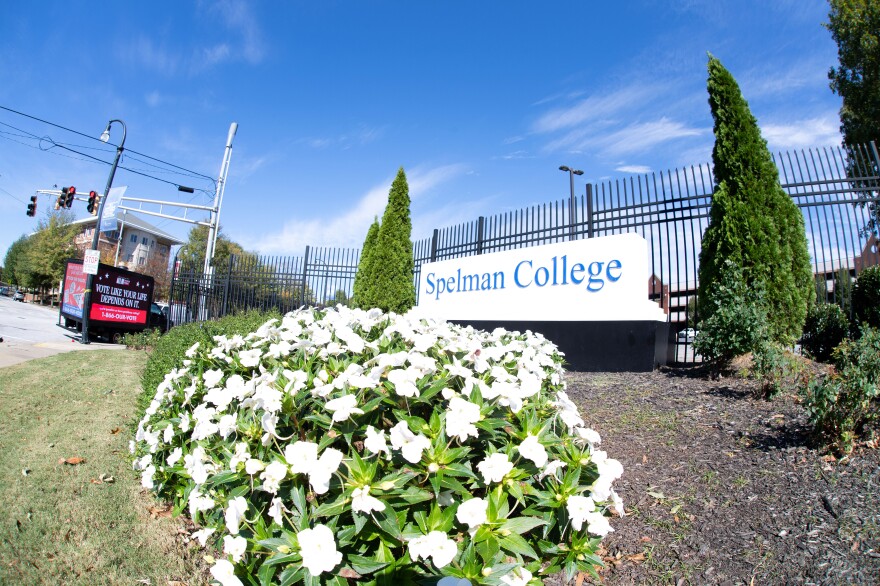 Spelman College in Atlanta, seen in October 2020, was among the historically Black colleges and universities that received bomb threats last week.