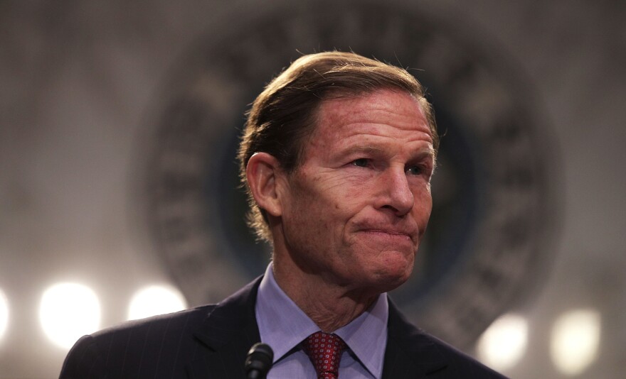 Sen. Richard Blumenthal, D-Conn., is among the more than 190 Democrats who are suing President Trump over his business deals involving foreign governments.