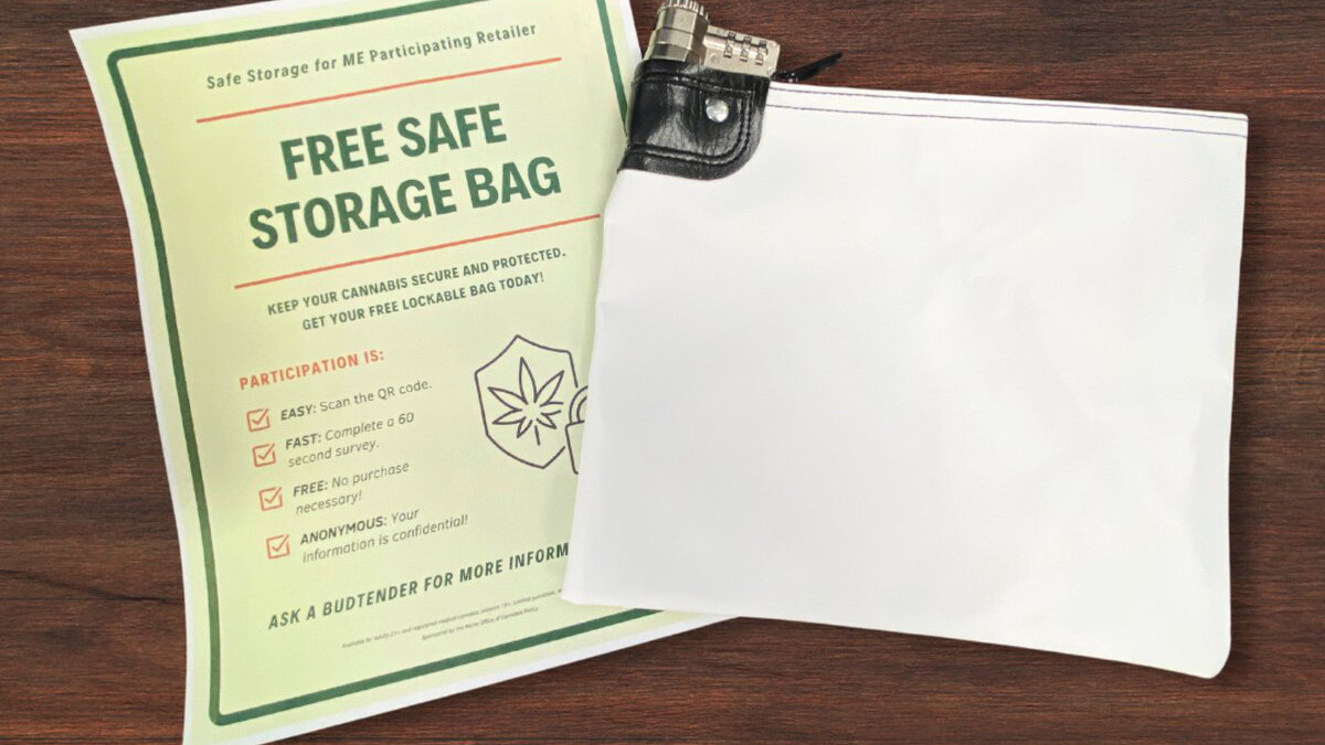 Maine rolls out cannabis lock bags program to curb accidental use incidents