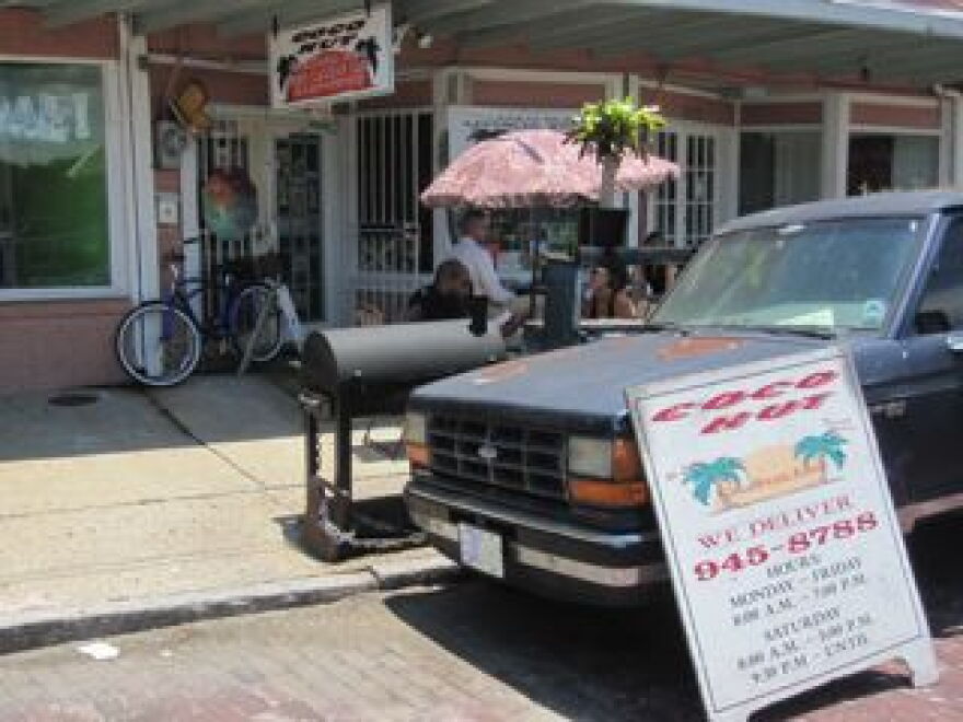 Coco Hut, a casual joint on Bayou Road serving some seriously spicy jerk.