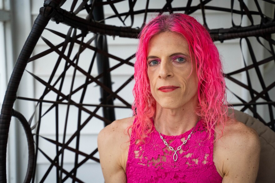 Hazel Krebs at her home in Westwood, Kansas.