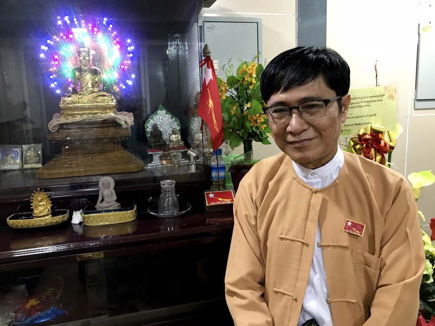 International condemnation of Myanmar's government has "pushed Myanmar eastward," says Mo Nyunt, a spokesman for Suu Kyi's party — in other words, away from Western governments and toward China, which has sided with the Myanmar government on the Rohingya issue.