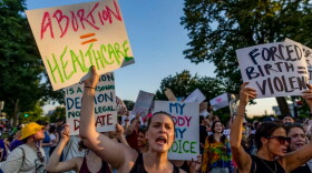 Abortion rights protesters