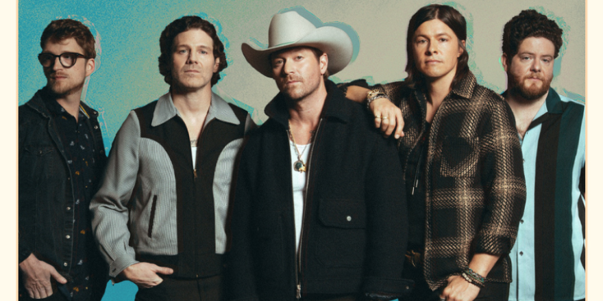 The band NEEDTOBREATHE poses for the camera.