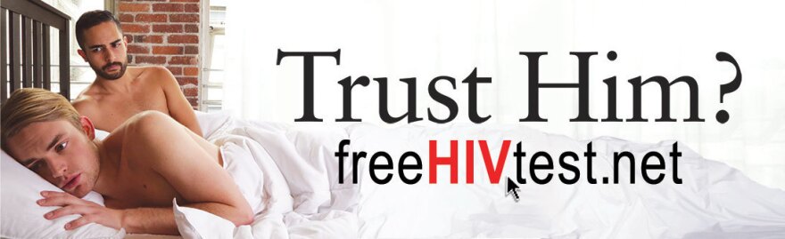 A billboard sponsored in 2015 by the AIDS Healthcare Foundation made a lasting impression on Mike Stabile, who now opposes the group on a proposition to mandate condom use on porn sets.