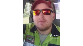 A screenshot taken from Kenny Parrish's TikTok video that calls George Floyd a "menace to society."