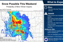 Snow and colder temperatures are expected to move into Montana Oct. 10-12. Mountains/mountain passes will have the greatest impact from snow, but winter driving conditions will be possible at lower elevations, especially Saturday night into Sunday morning. Be prepared for winter driving.
